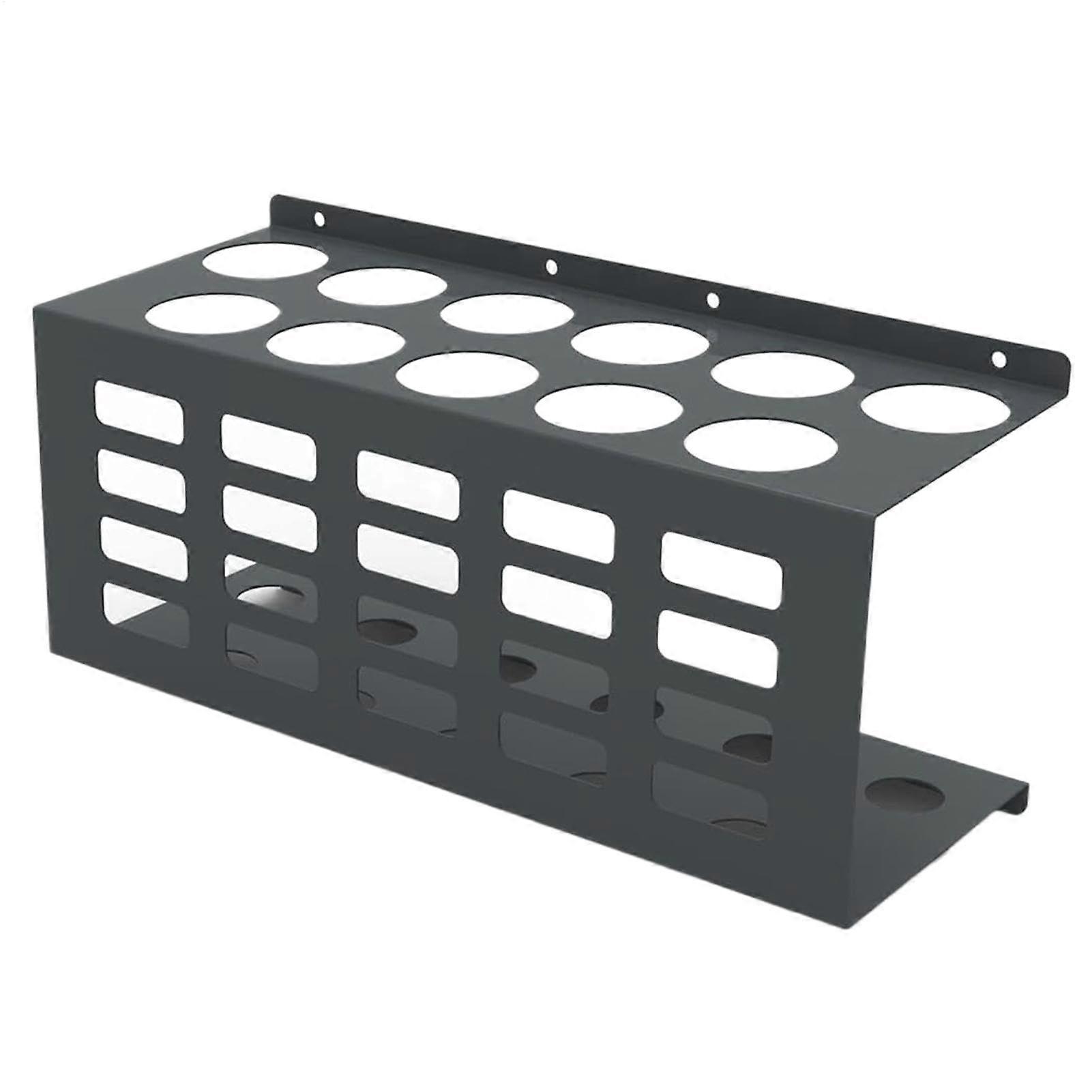 Mounting Bracket For Pipes And Grease Lines, Wall Mounted, Horizontal Base, Pipe Storage, For Garage And Workshop