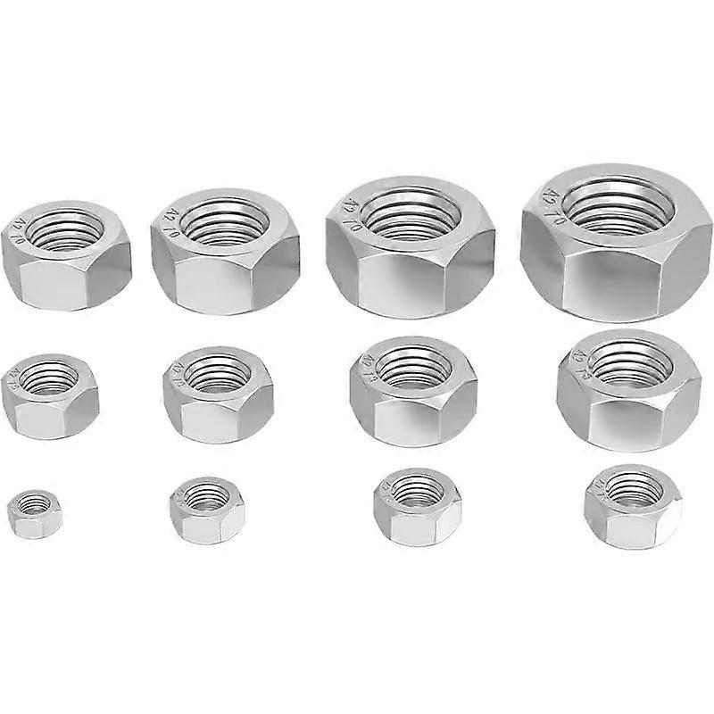 Hexagon Full Nut M1-M68, Stainless Steel 304 Flange Nuts, Hexagon Nuts in Various Sizes and Specifications