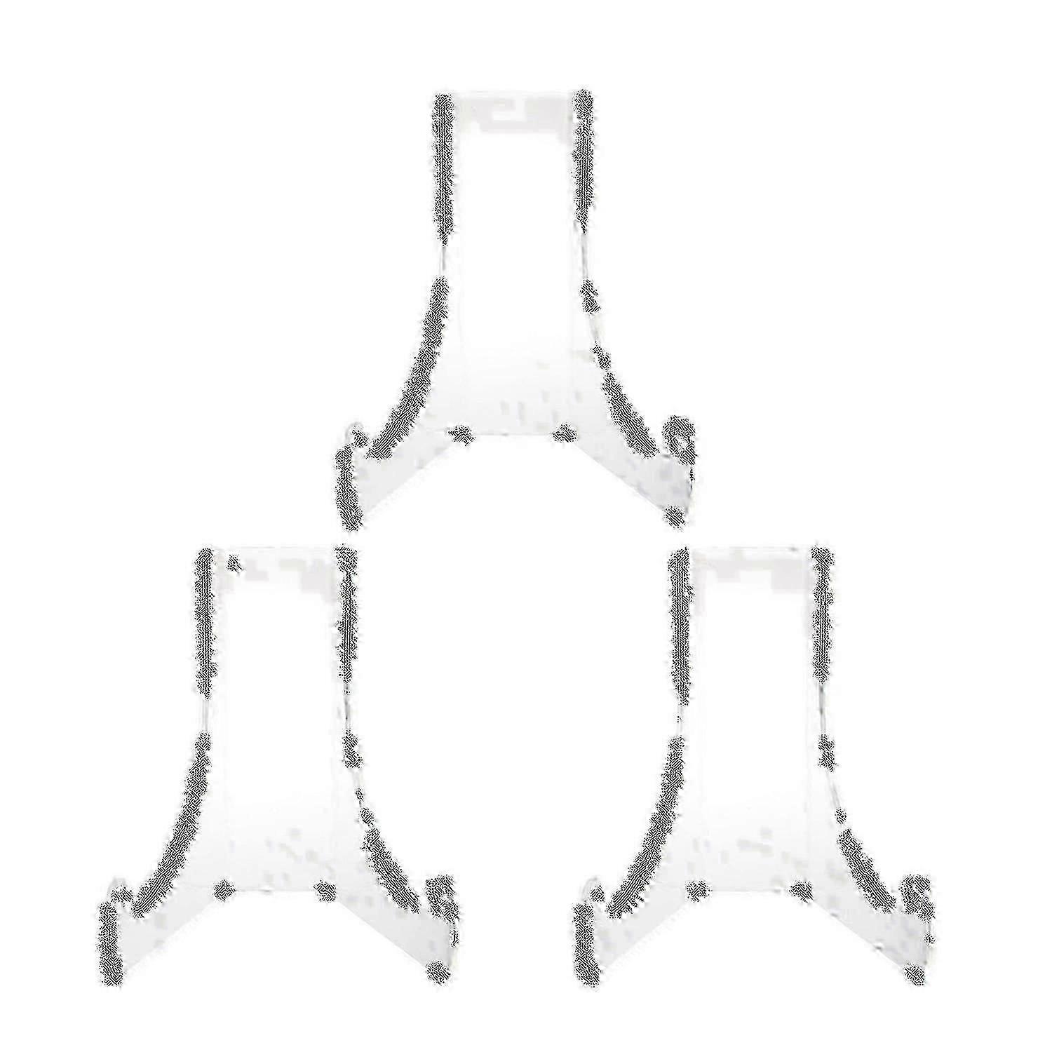 Durable And Lightweight Clear Plate and Bowl Display Stands