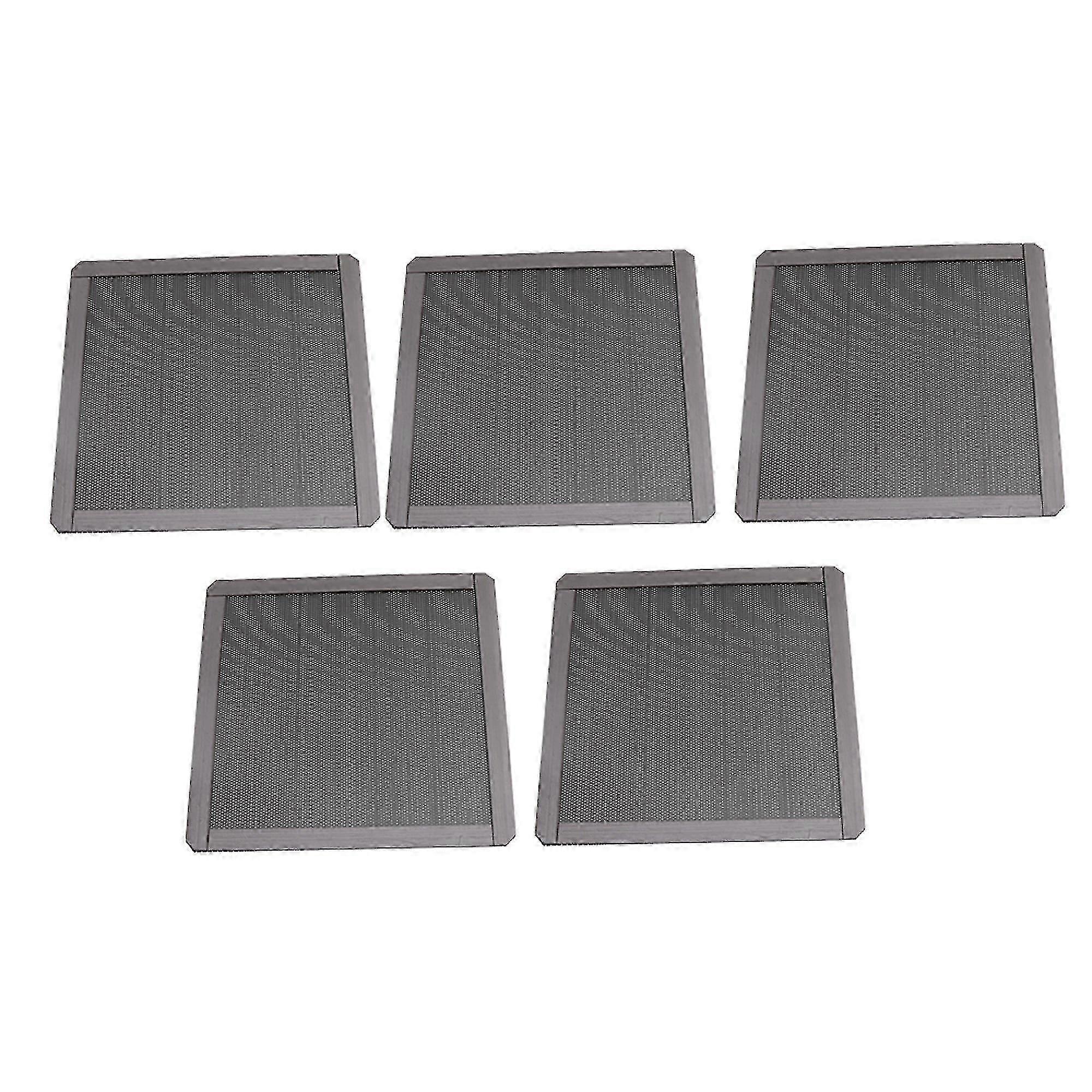 5pcs Computer Fan Magnetic Dust Proof Filter Mesh Strainer 140mm In Length