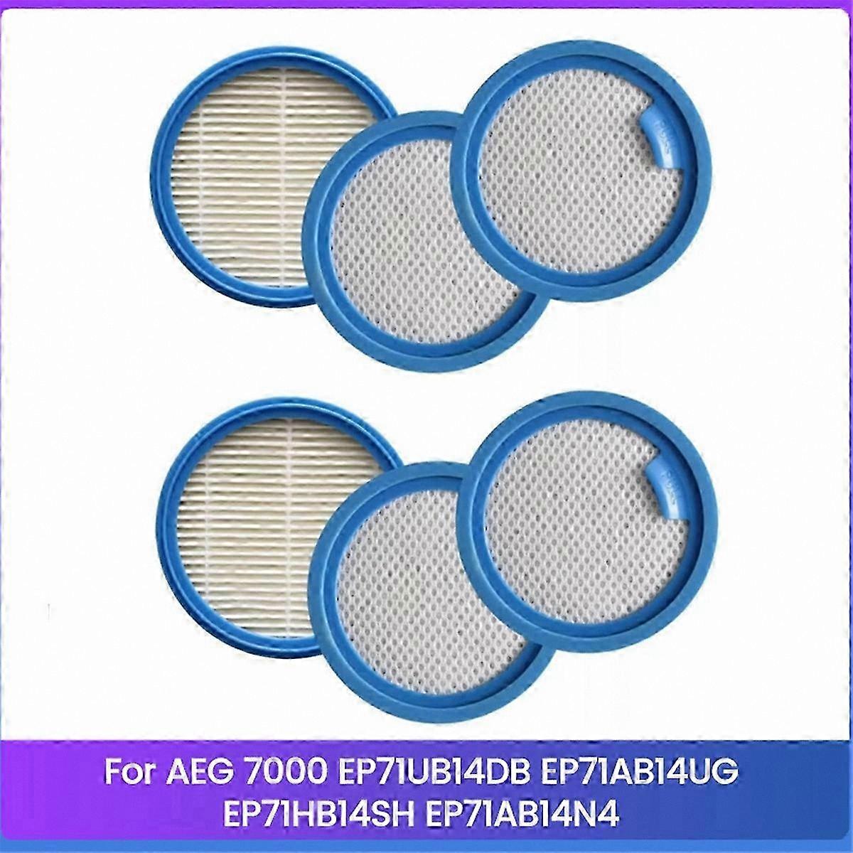 6-Pack Replacement Filters for Cordless Vacuum Cleaner 7000 Series