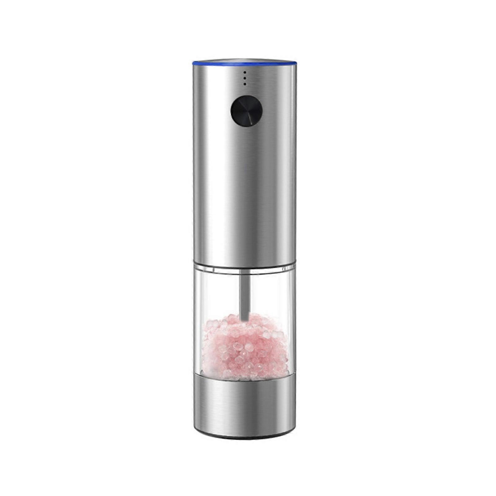 Automatic Adjustable Spices Grinder For Cooking Rechargeable Design With Transparent Window Kitchen Accessory Multicolor
