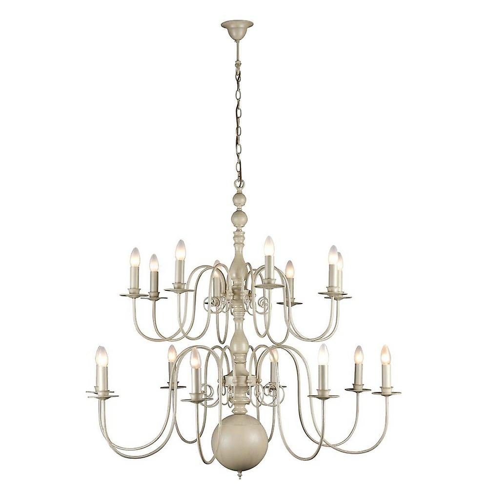 Brugge Multi Arm Chandeliers Ivory