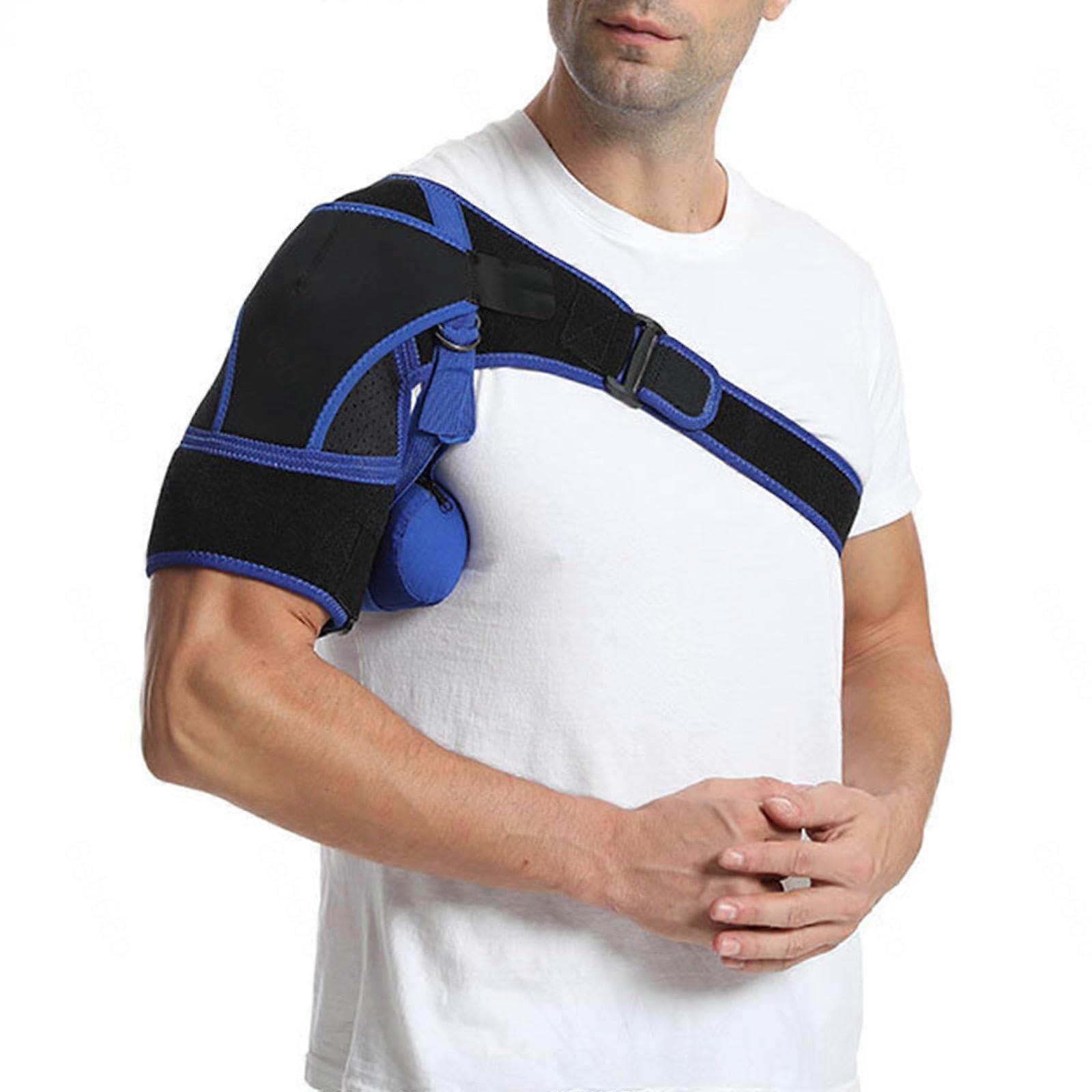 PopieL Air Bag Shoulder Support Strap - Adjustable Unisex Brace for Frozen Shoulder, Anti-Dislocation, Joint Stiffness, Breathable Design