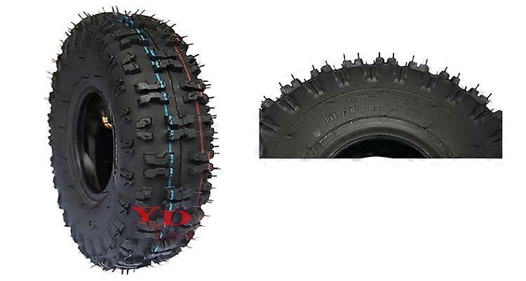 Inflatable tires for ATVs, specifications such as 4.10/3.50 - 4 inches, thickened and durable