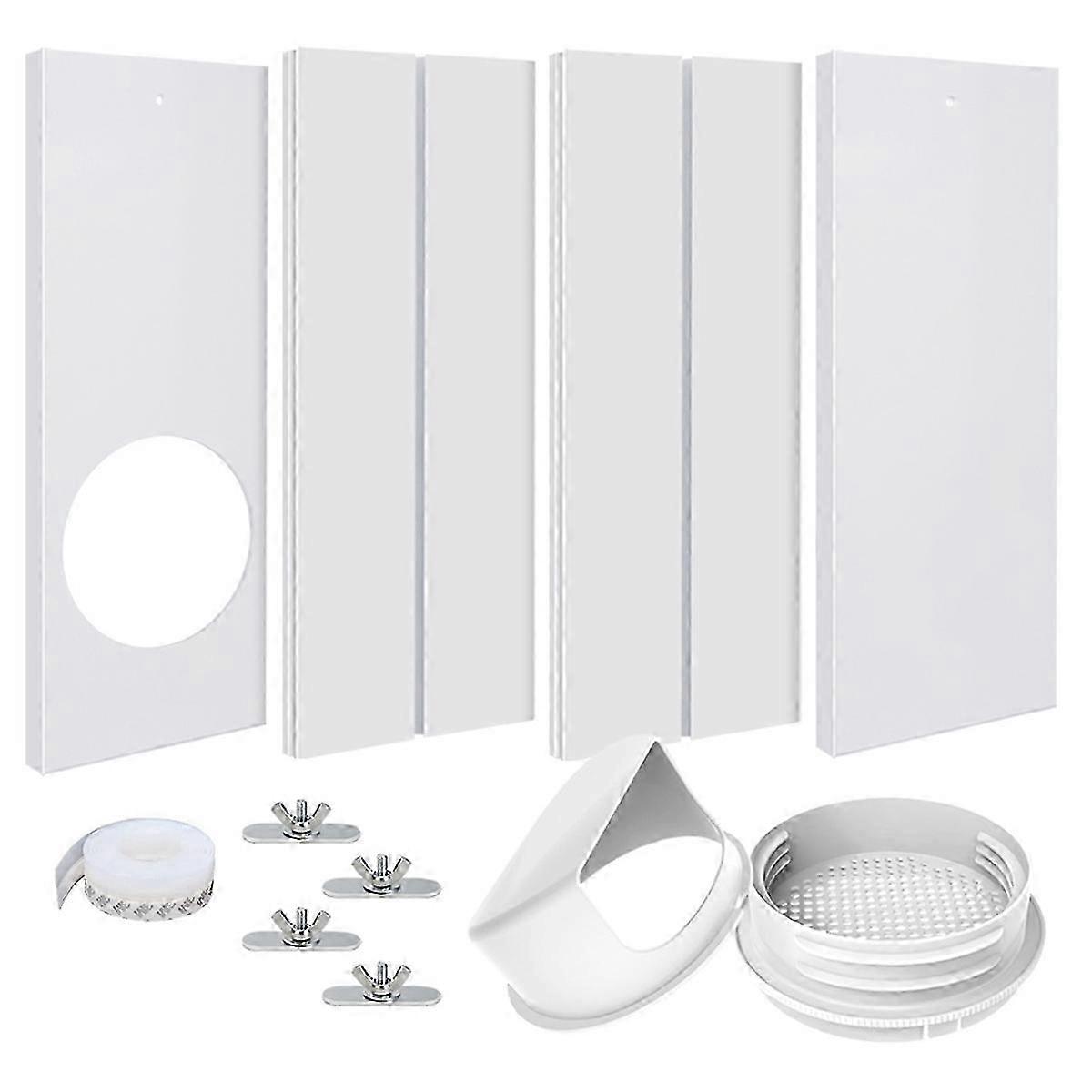 AC Window Ventilation Kit with 5.1 Inch and 5.9 Inch Universal