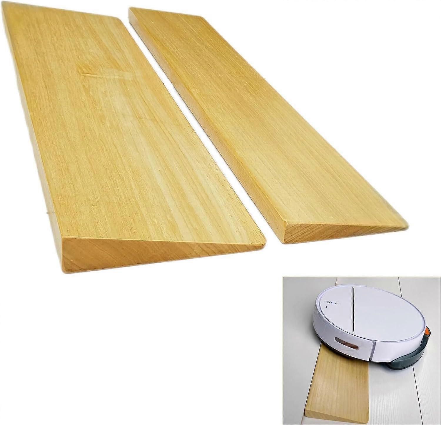 Wooden Threshold Ramp Lightweight Portable Wheelchair Ramp 70 X 13 X 2.5 cm NonSlip Edge Protection Max Load 300 kg