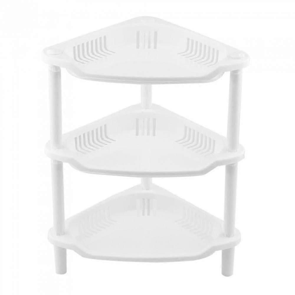 Bathroom Vanities Mini Bathroom Shelf Storage Three Layer Plastic Tool Shampoo Holder Rack