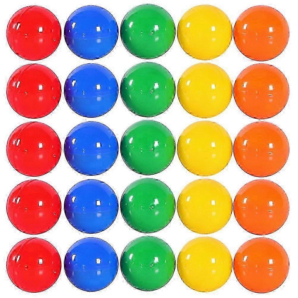 50 قطعة من كرات اليانصيب، كرات يانصيب ملونة، كرات يانصيب قابلة للفتح، كرات يانصيب صغيرة، كرات ألعاب الطاولة