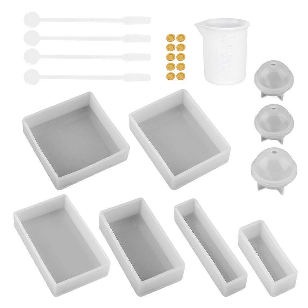 Water Drop Mold Crystal Epoxy Silicone Mold Set for DIY Use 1Set Kit