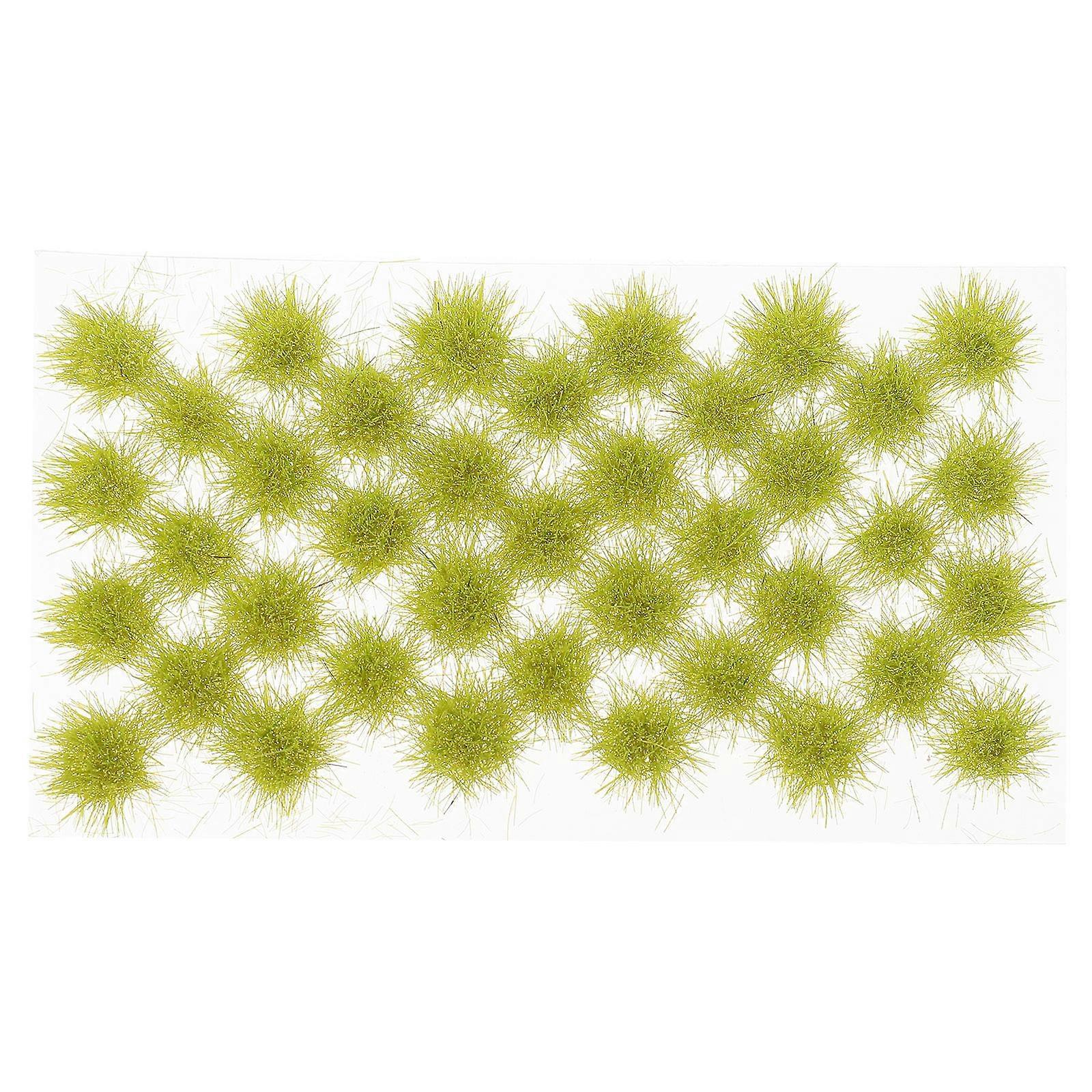 Faux Grass Cluster for Decor Made of Resin Green Color Suitable for Miniature Ornaments and Small Gardening 1 Box