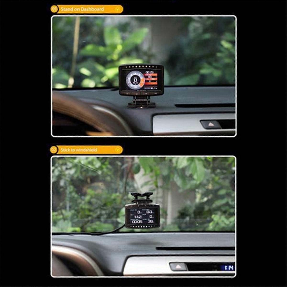 X50 Pro OBD2 HUD Gauge Meter Multi Functional Digital Dashboard