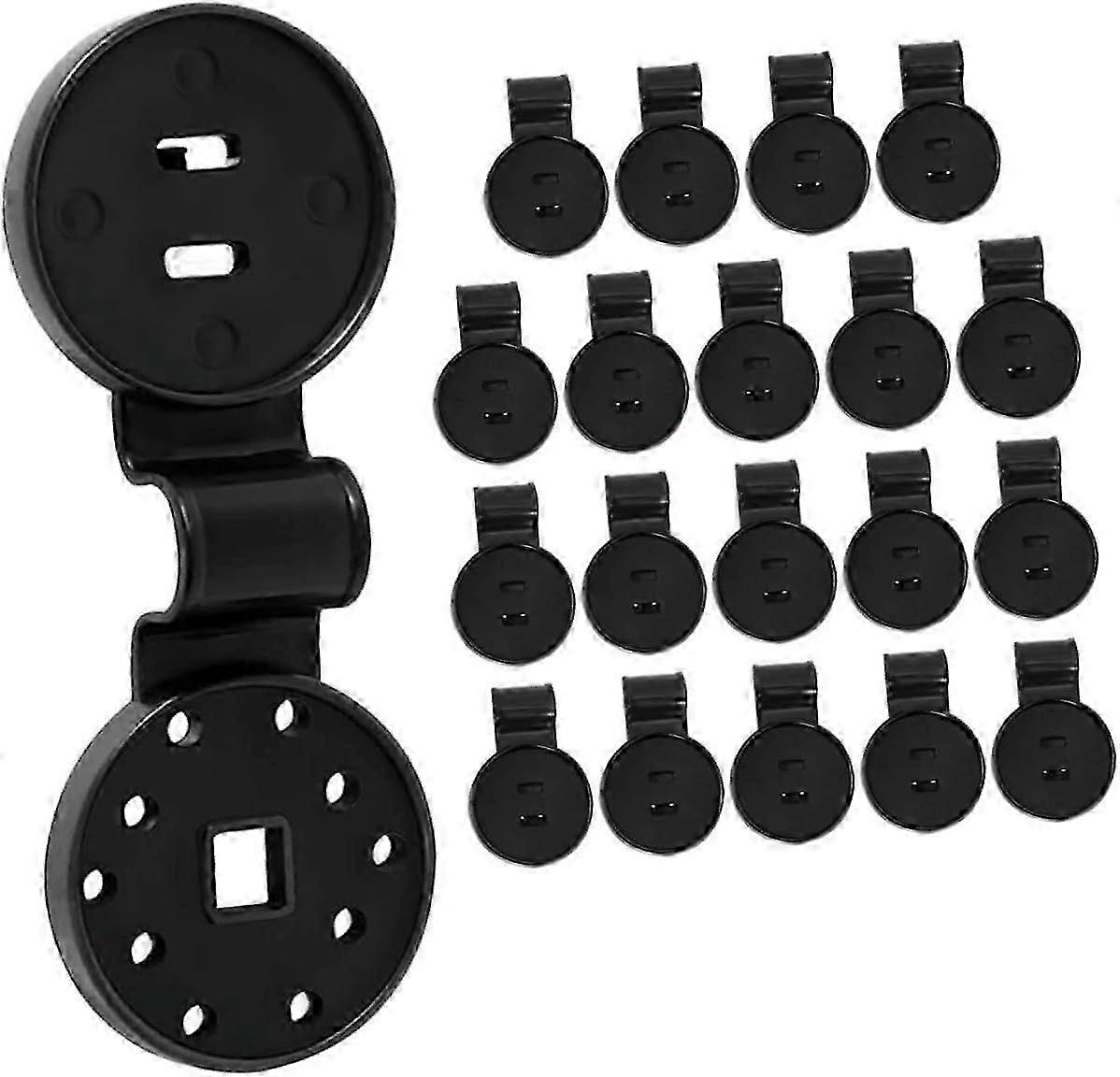 20pcs Shade Cloth Clips Lightweight Plastic Fixing Clips for Sunshade Nets Easy