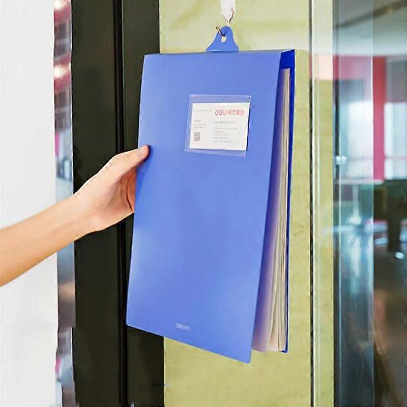 Deli 5333 A4 Hangable Clipboard File Folder With Clip