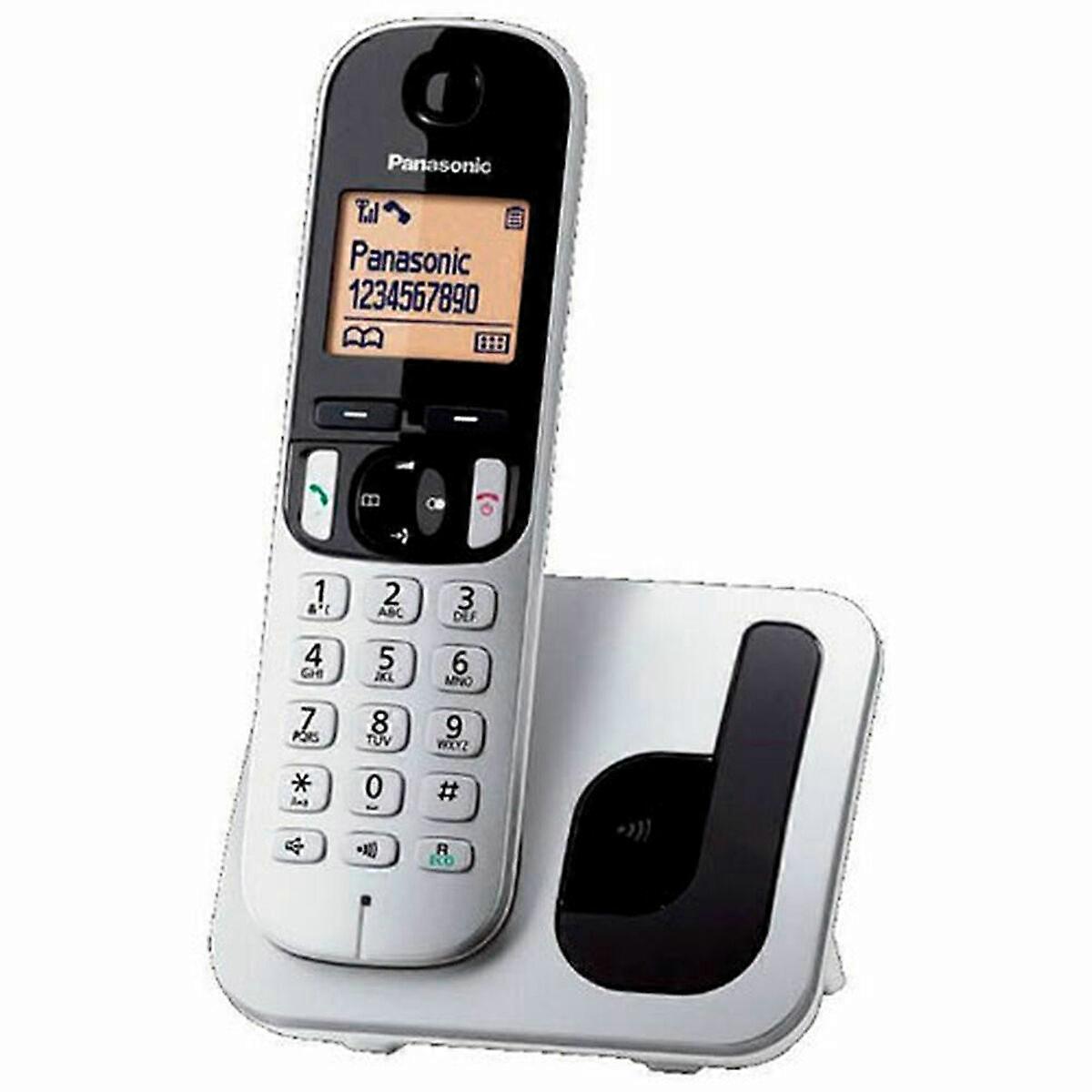 Wireless Phone Panasonic KXTGC210SPS Amber Metallic