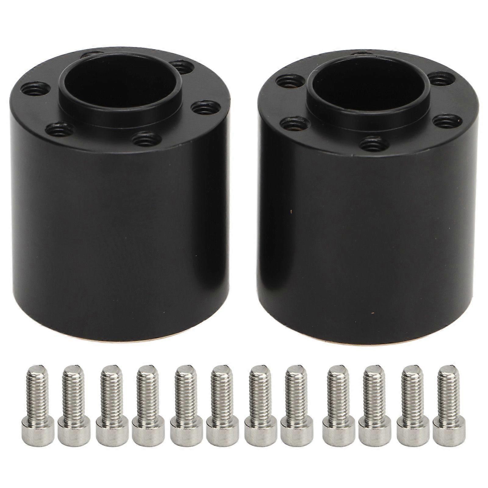 2PCS Hex Hub Wheels Brass RC Crawler 1.9 2.2 Wheels Widen Adapter for Axial SCX10 Capra for VS4 10 1/10 RC Crawler 22mm / 0.9in