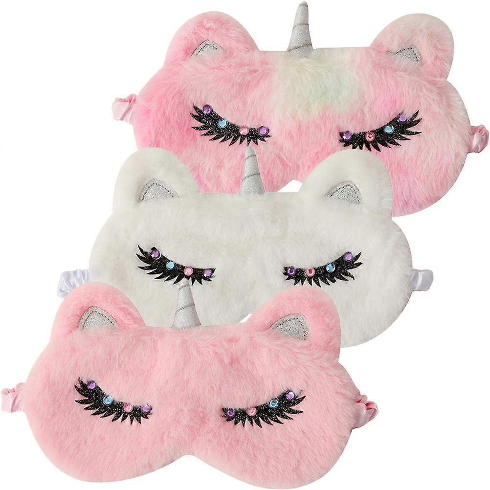 Lightweight Eye Blindfold for Sleeping 15Pcs Portable Plush Eye Cover