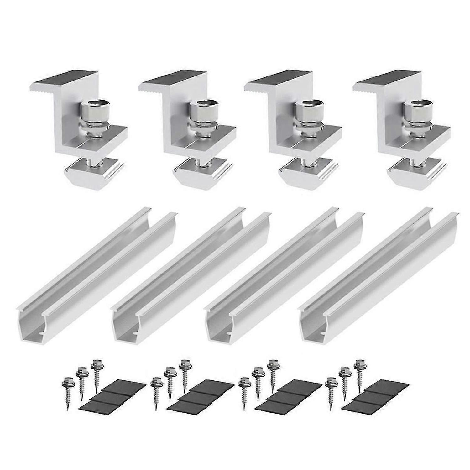 Solar Panel Mount Bracket with Mid for Trapezoidal Roof 30mm