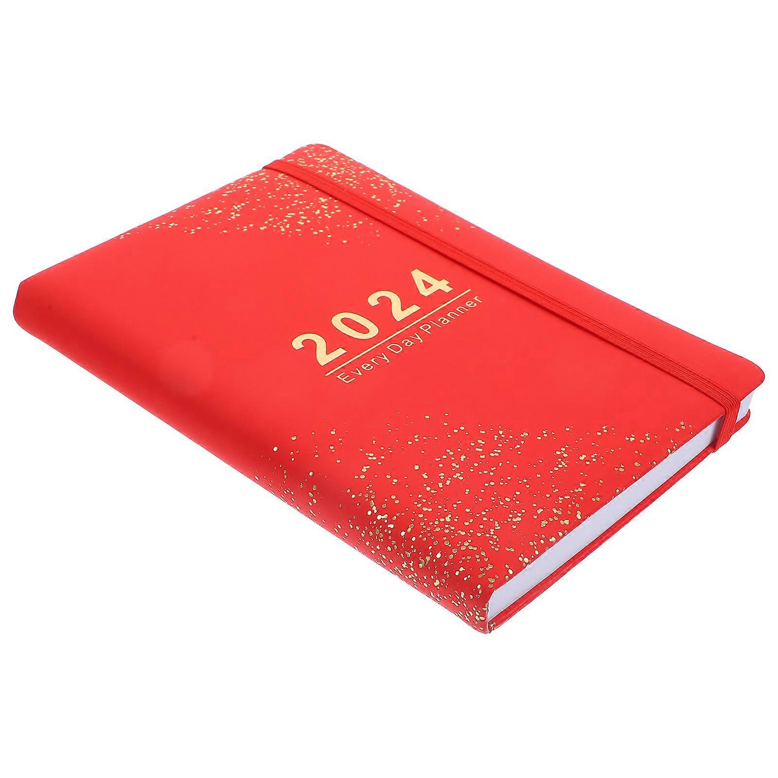 Red Date Notepad Weekly Plan Pad for Efficient Use 3Pcs Pack
