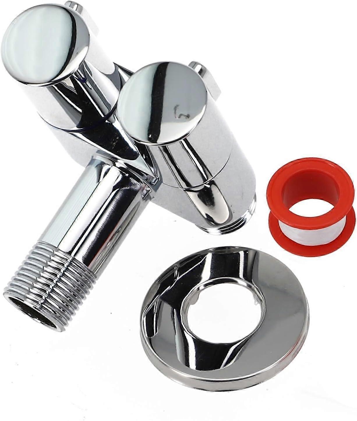 G12 Dual Socket Faucet Gray Finish Model G12 Dual Outlet Plumbing Fixture