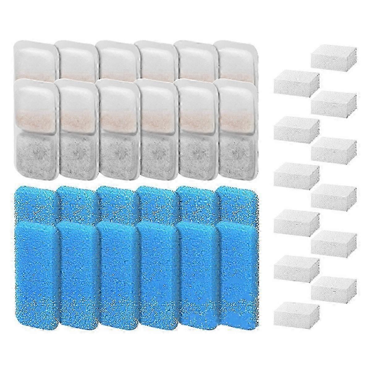 Oneisall Cat Water Fountain Ανταλλακτικά Φίλτρα και Σφουγγάρια 4-Pack για Αυτόματο Pet Fountain