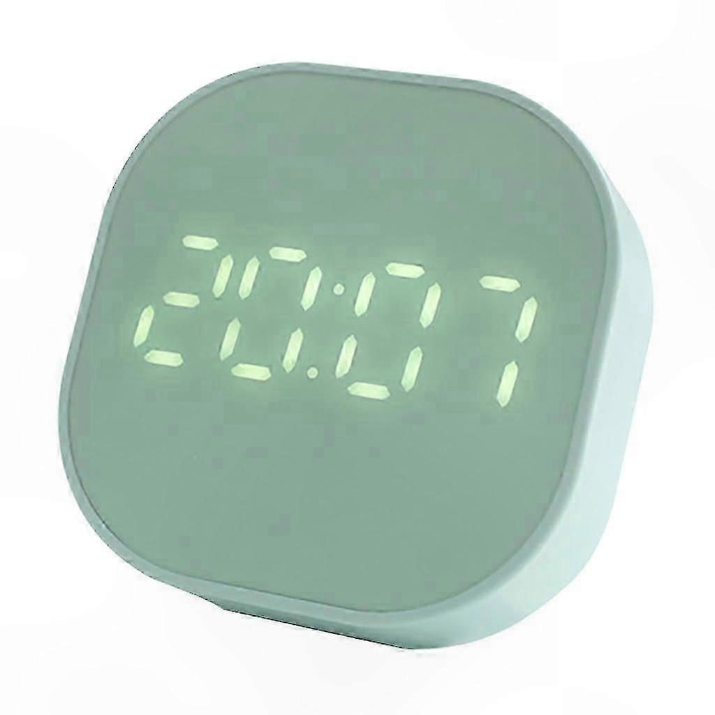 Compact Square Alarm Clock with LED Display, Multifunctional, Mute, Luminous Digital Clock Light
