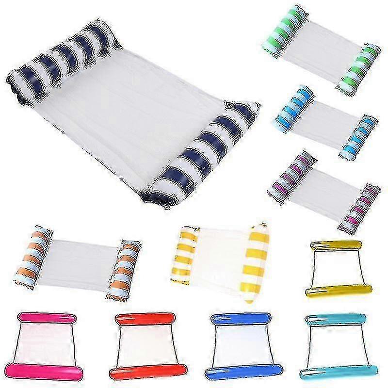 Water Hammock Float Inflatable Beach Chairs Pool Toy Inflate Floating Pool Bed Swimming Mattress Floating Hammock