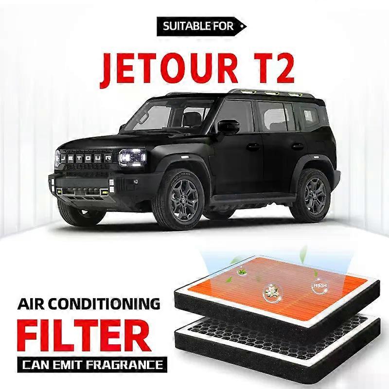 For Jetour T2 Cabin filter Air Filter Activated Carbon Air Conditioning Filter with Fragrance to Purify Car Cabin Air