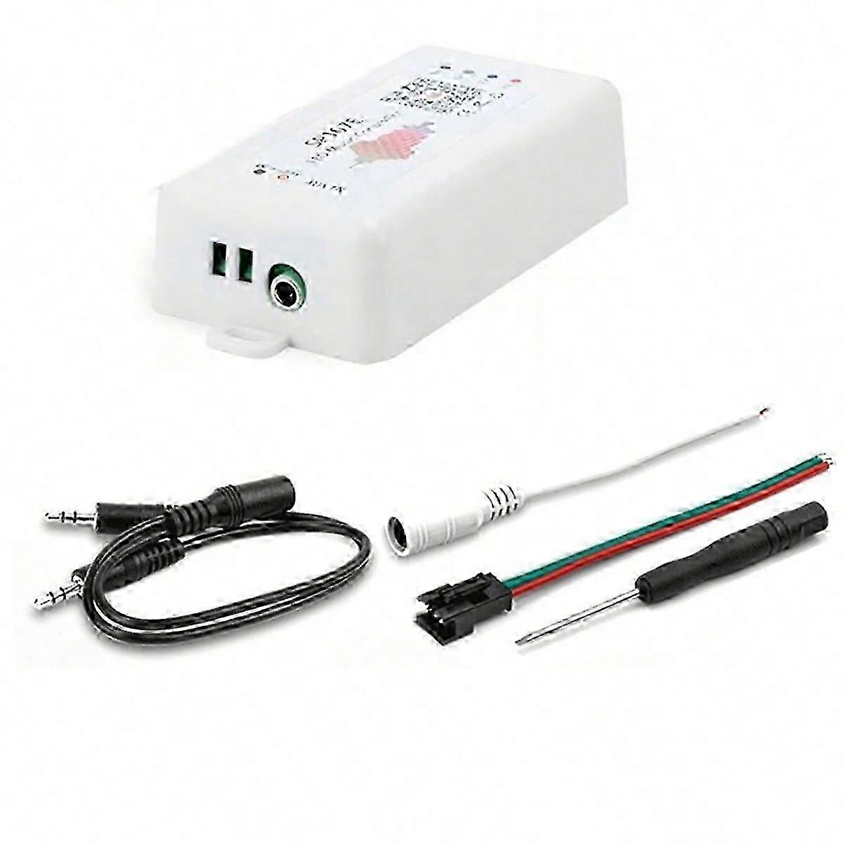 SP107E DC5-24V LED-Musikcontroller mit drahtloser Bluetooth SPI-Vollfarbsteuerung