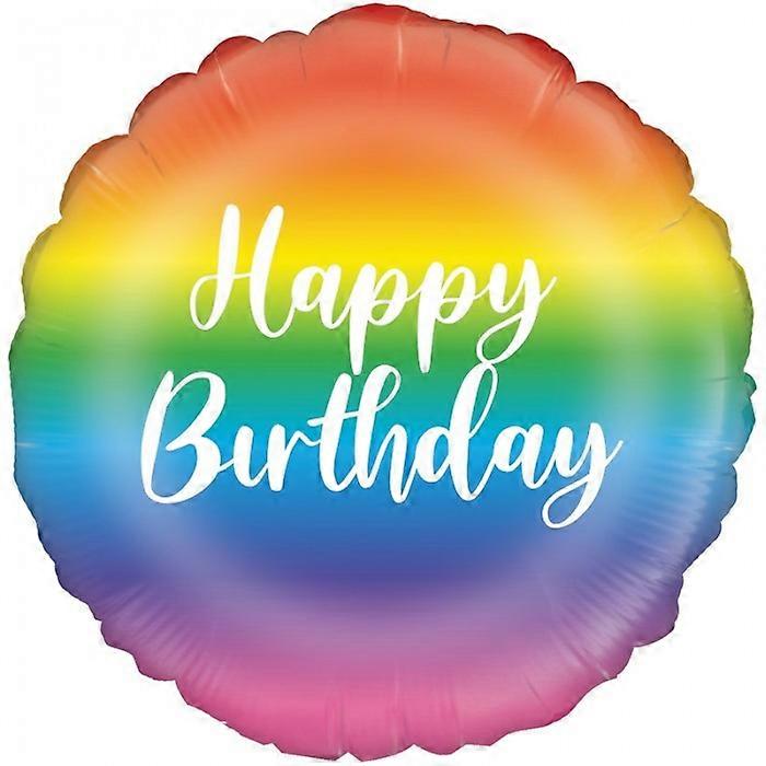 Oaktree Script Happy Birthday folie ballon