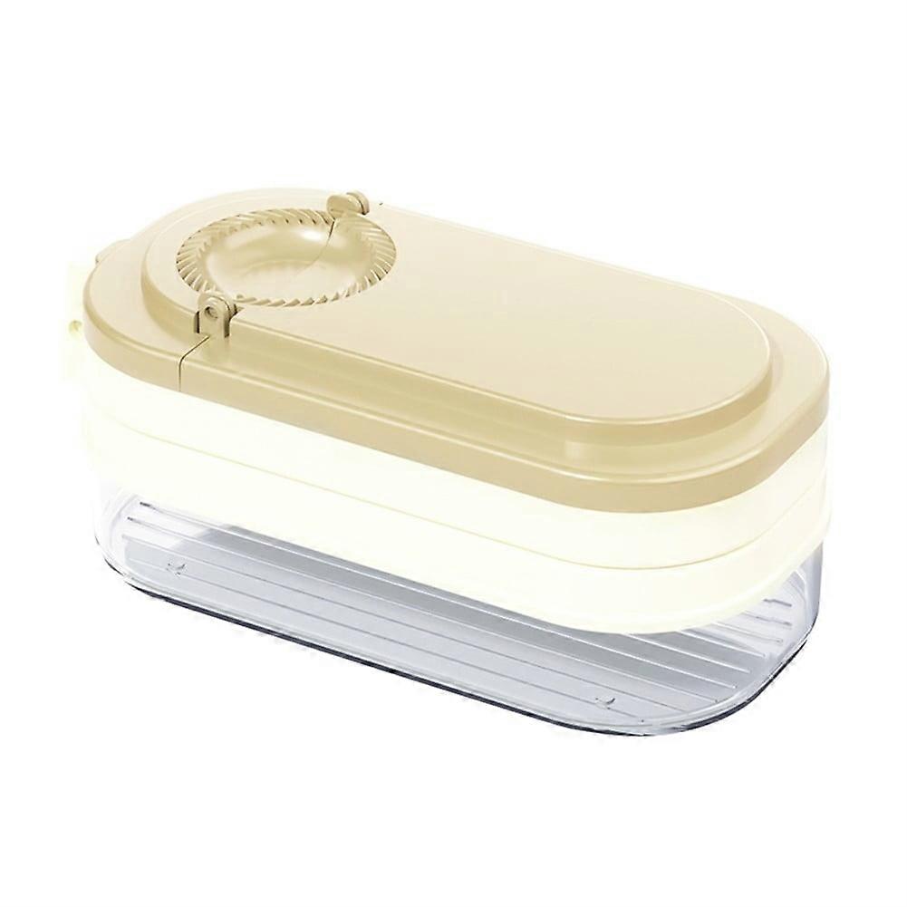 Dumpling Maker Press, Multifunction Dough Skin Molder with Storage Box, Easy Cooking Helper, Compatible with Manual Use