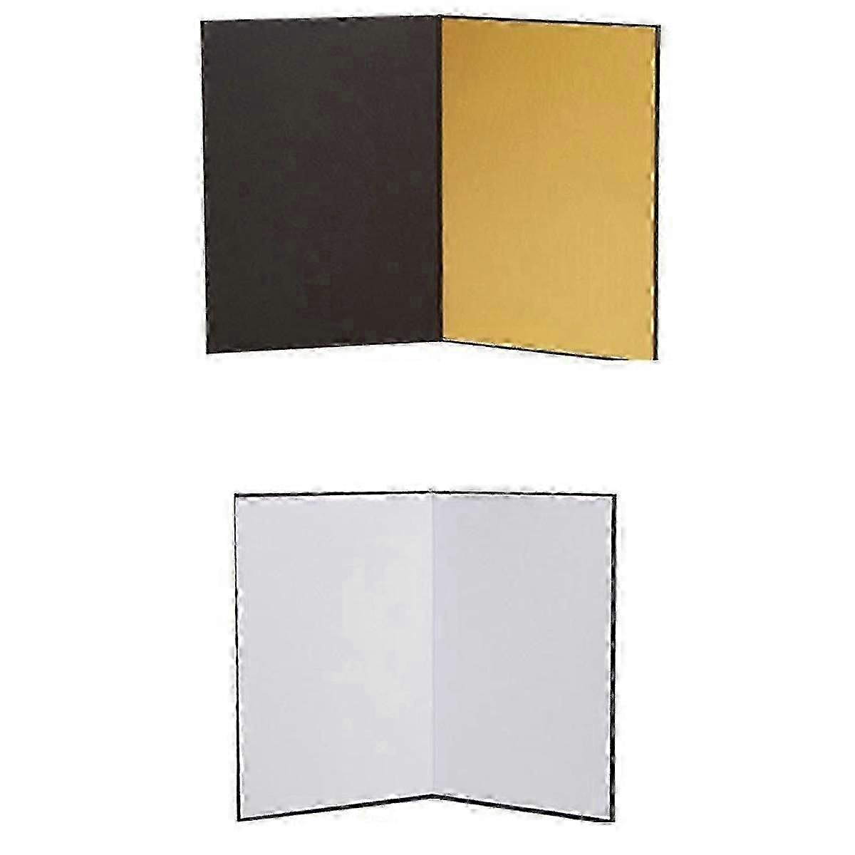 A3 Foldable Photography Background Board for Studio Lighting, Portable Cardboard Reflector with 3 Surfaces