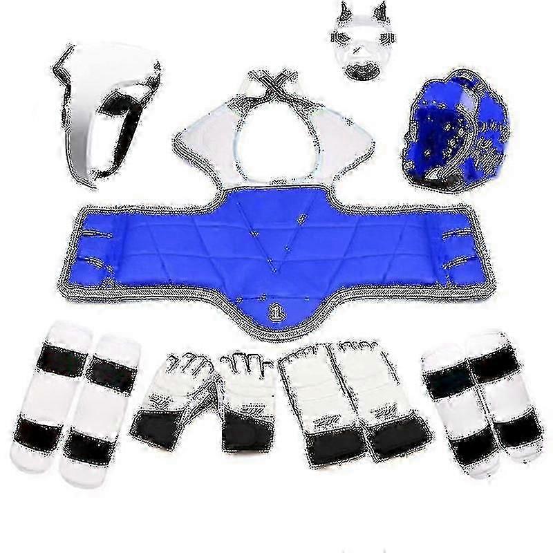 Taekwondo Schutzausrüstung Set Helm Rüstung Handschuhe Kopfschutz TAO 5 Stück
