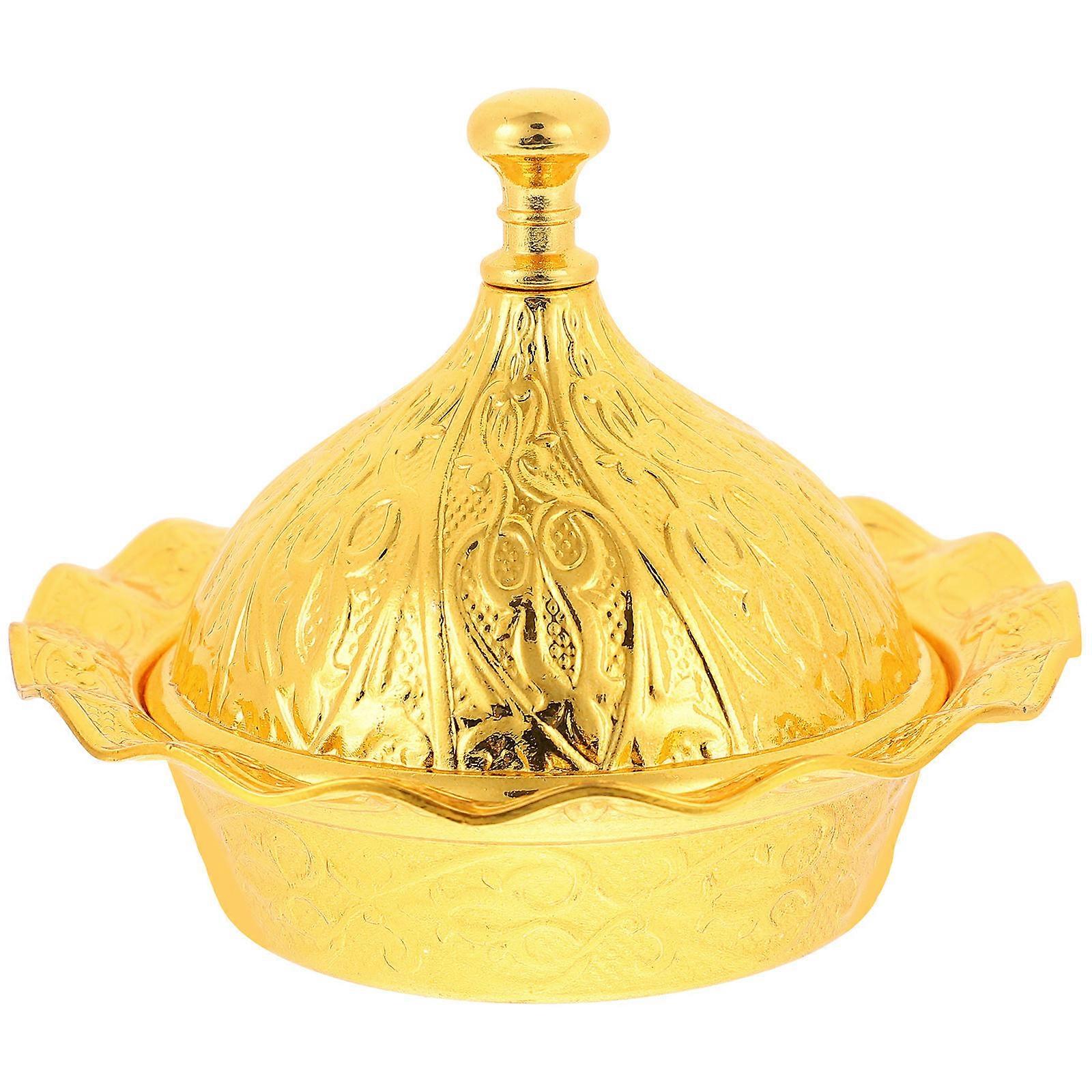Retro Palace Style Sugar Container With Lid For Coffee Shop Dust-proof Sugar Storage 10.5X10.5X9.5CM Beautiful 4Pcs