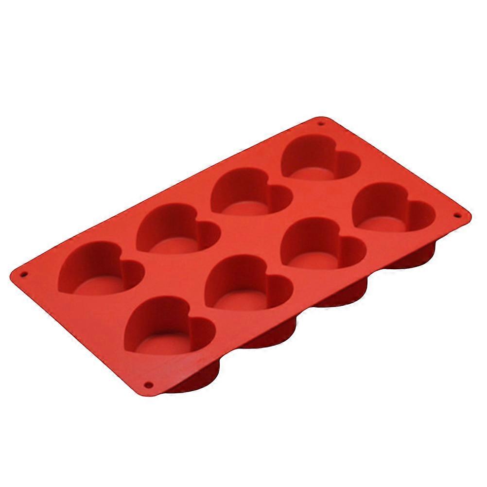 Silicone Cake Mould for Heart-Shape Bake Baking 2Pcs Ice Tray