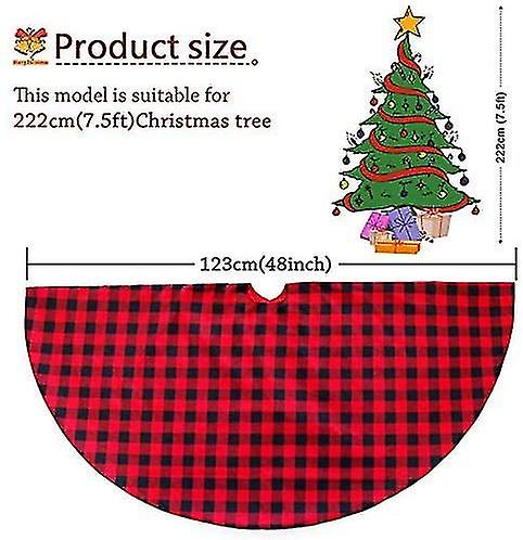 Christmas Tree Skirt New Year Holiday Party Home Ornaments