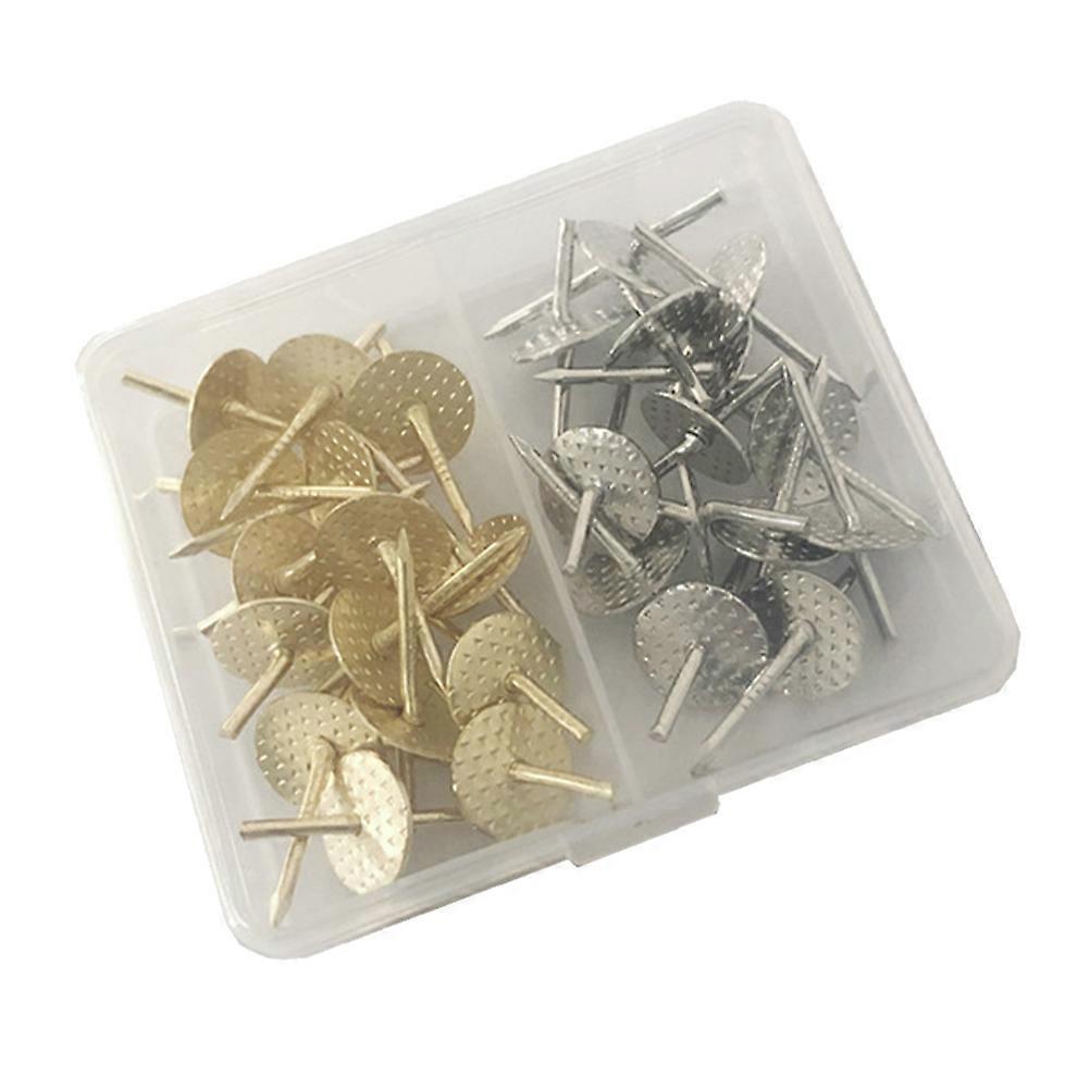 Drywall Hook Picture Hangers Iron Nails for Hanging 60Pcs Assorted Colors