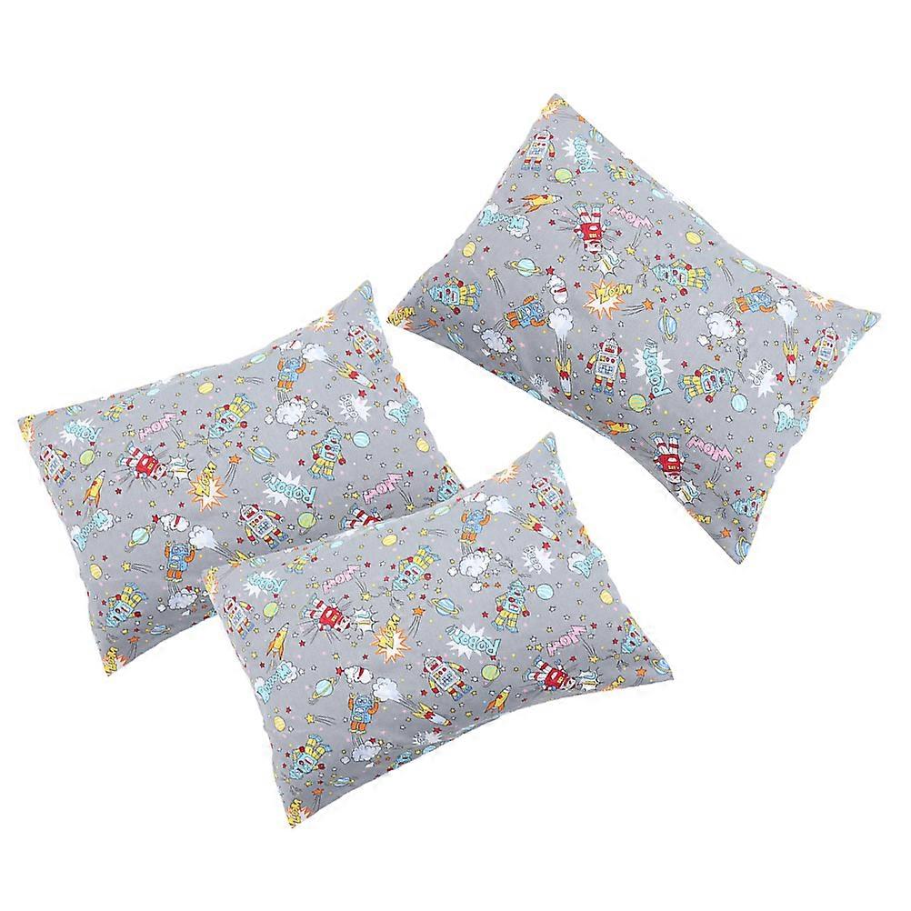 's Cover Toddler Pillowcases for 3Pcs Soft Cotton