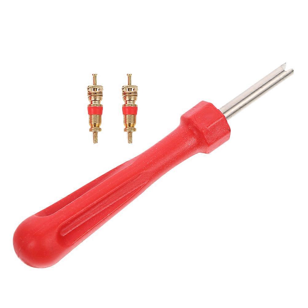 Single Head Tire Valve Core Tool with 3Sets for Car Motorcycle Maintenance