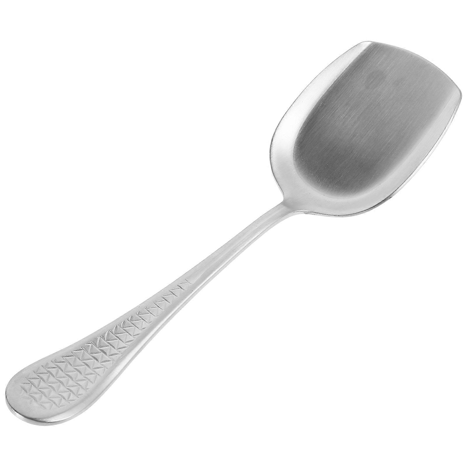 Buffet Square Head Spoons Stainless Steel Serving Spoon 4Pcs Set
