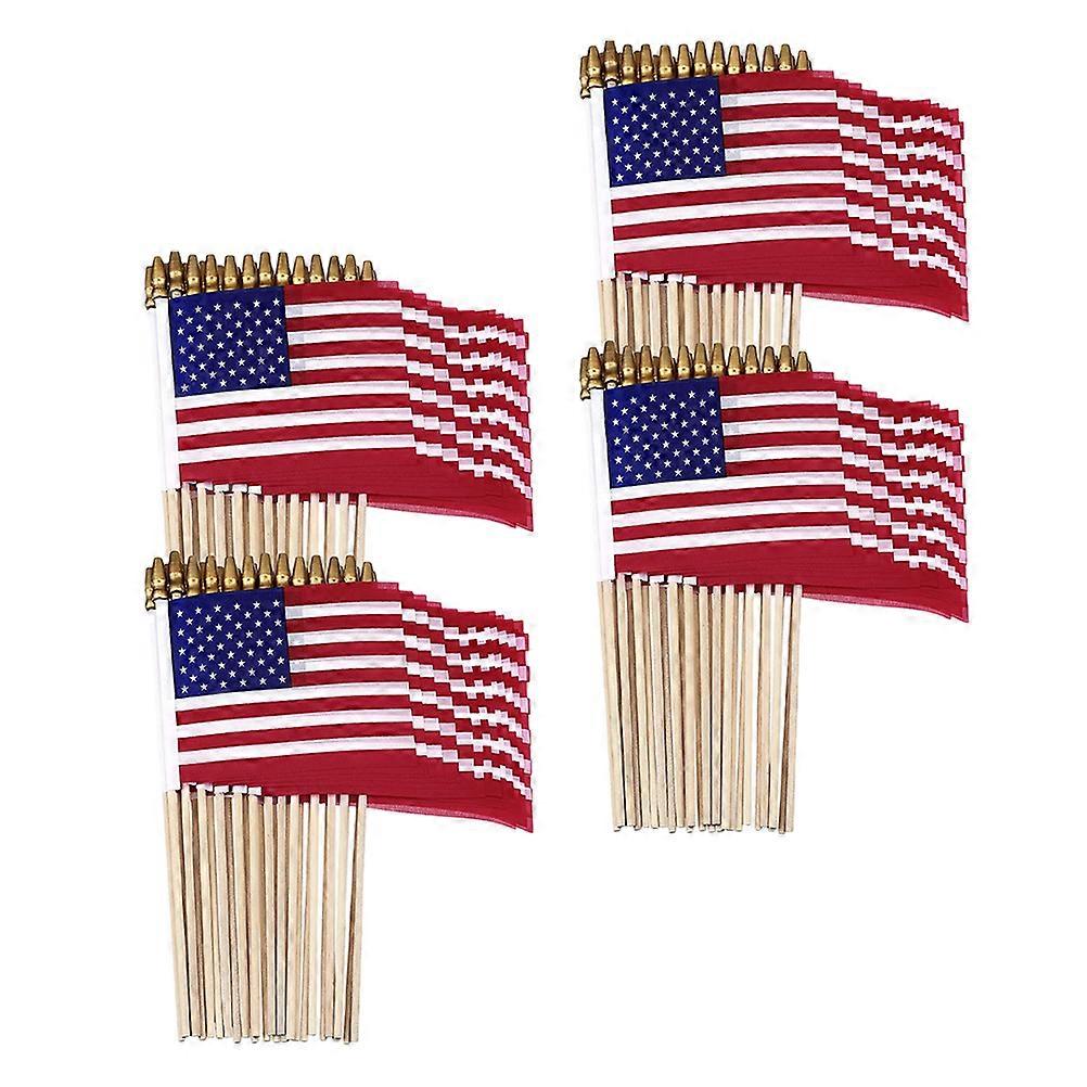 American Flags Handheld Flags for Memorial Day 150Pcs
