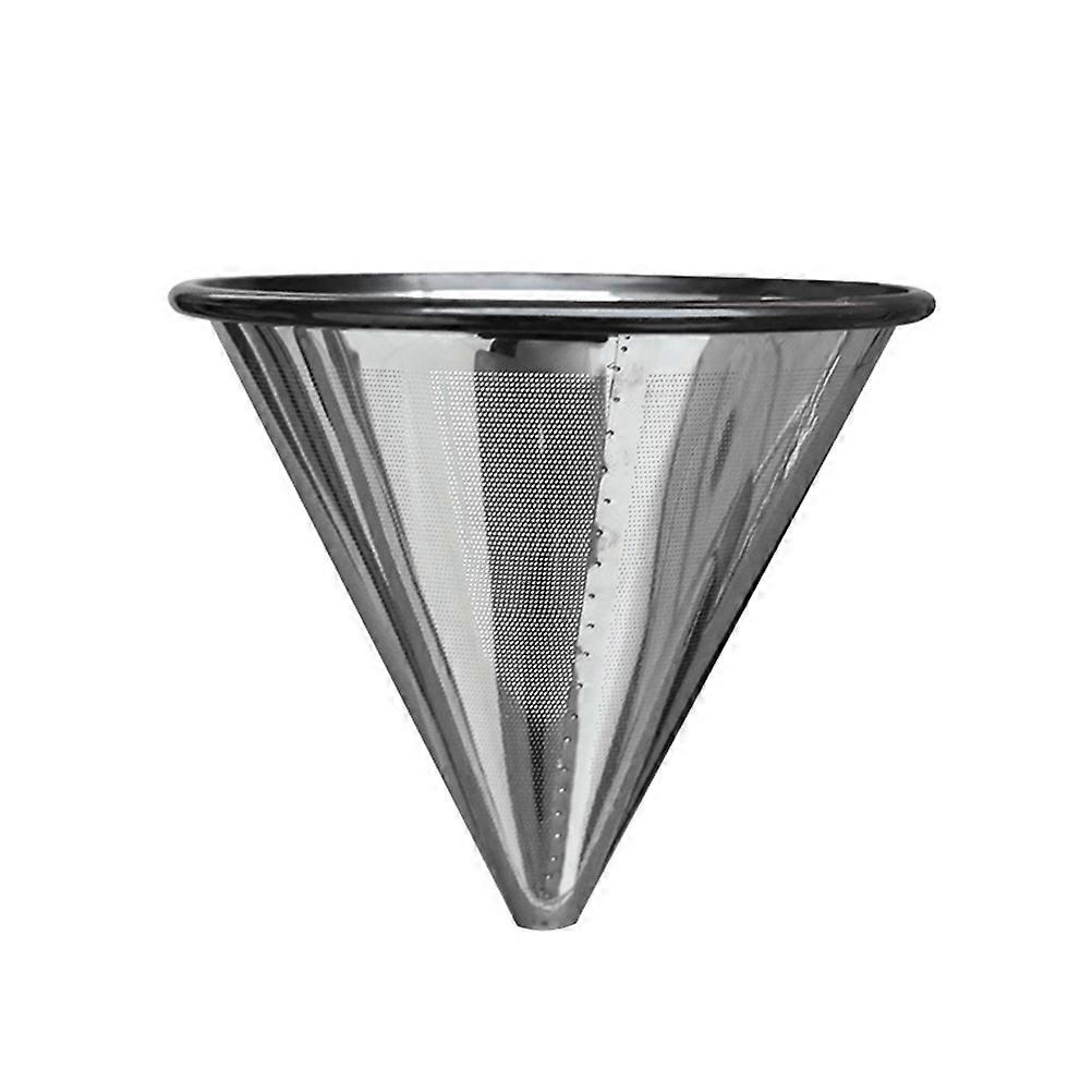 Stainless Steel Coffee Strainer for Filter Use 2Pcs Easy Clean Coffee Filter