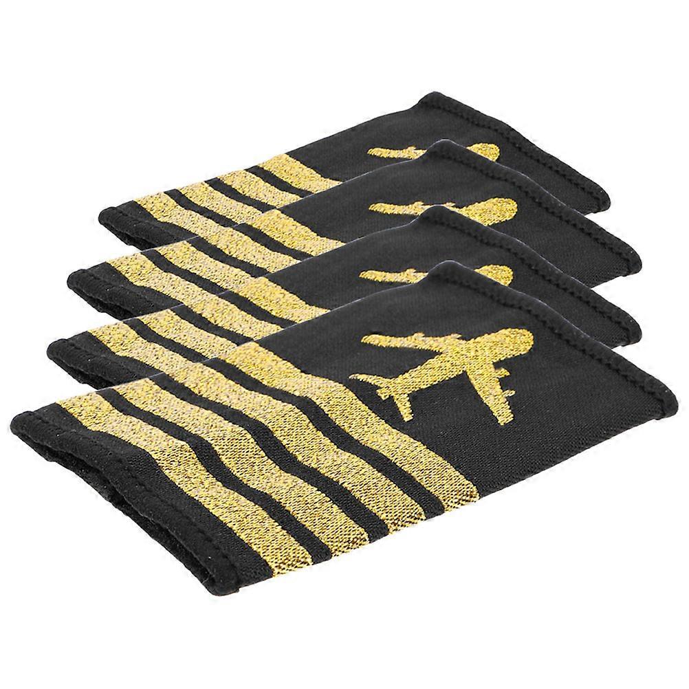 Airline Pilot Uniform Epaulets for Uniform 6Pairs Shoulder Boards