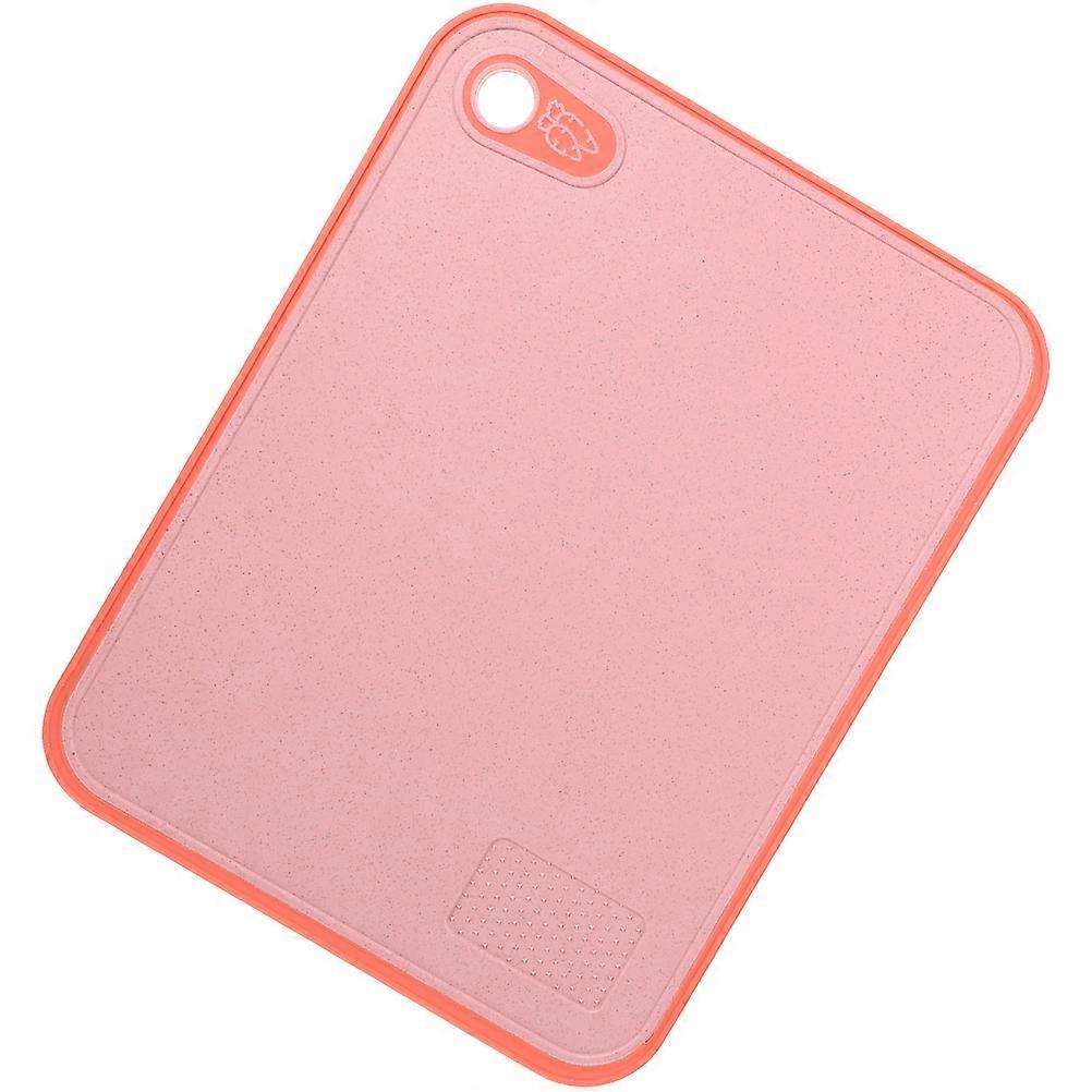 Pink Straw Cutting Board for Home Use with Double-Sided Surface