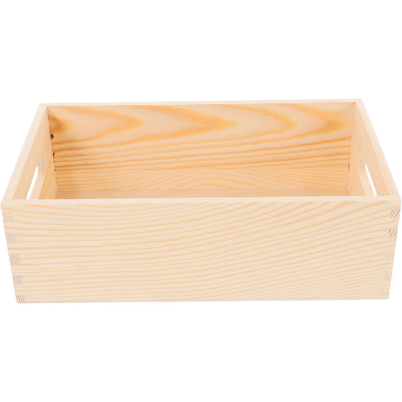 Solid Wood Desktop Box for Storage Use 5Pcs Small Multi-Use Tool Boxes