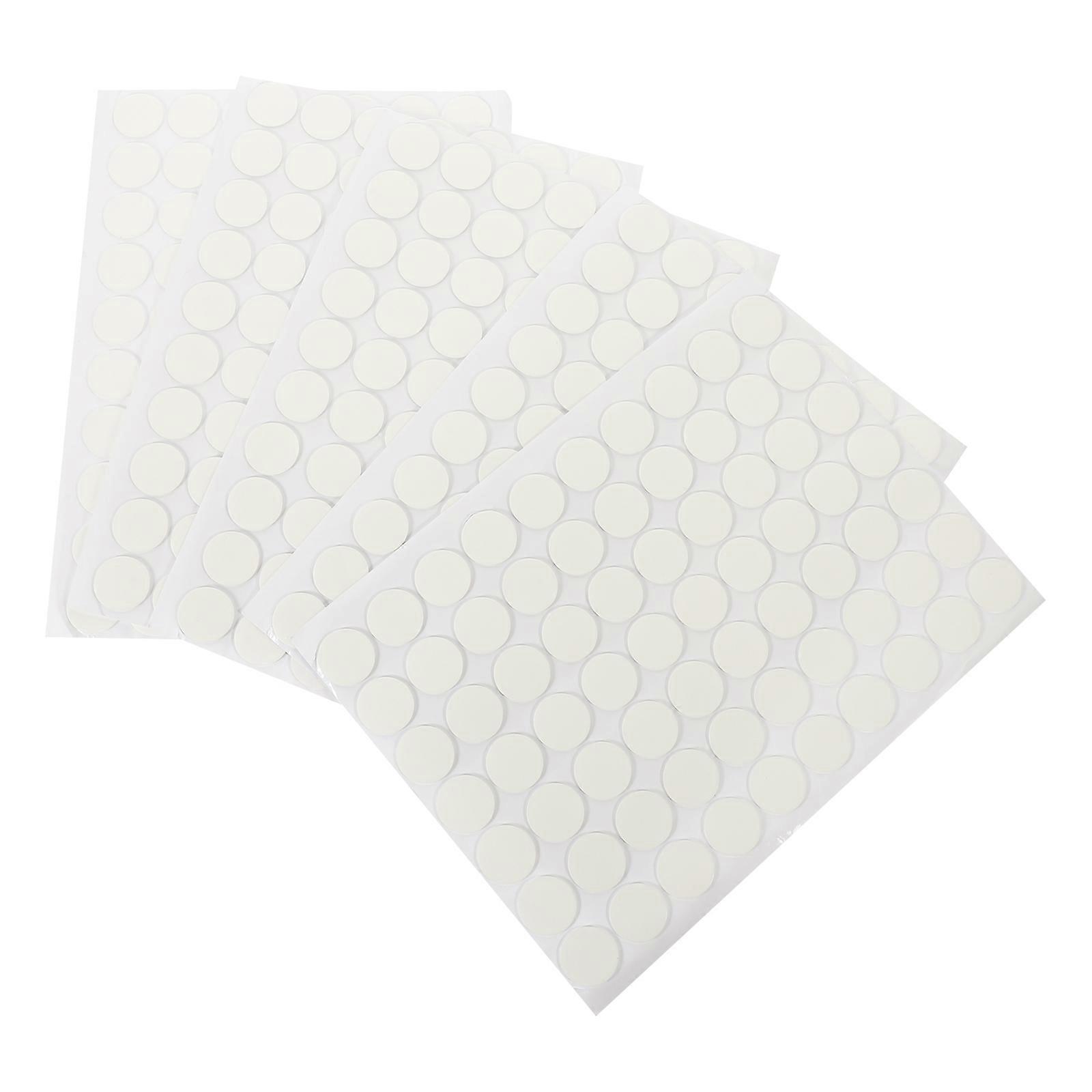 Double Sided Adhesive Dots White Acrylic Tape Removable 15 Sheets