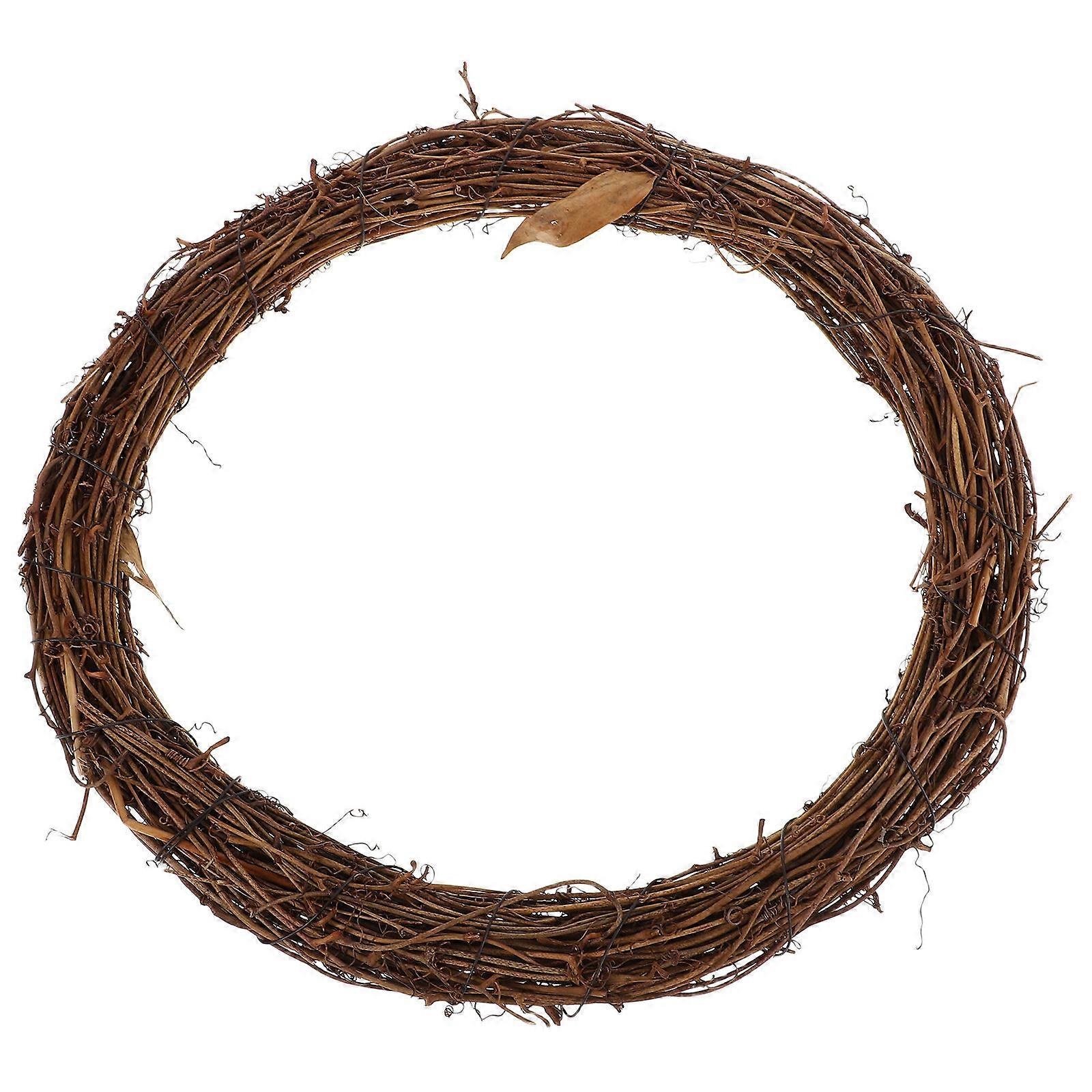 3Pcs DIY Grapevine Wreath Frame for Crafting Natural Vine Circle Decoration