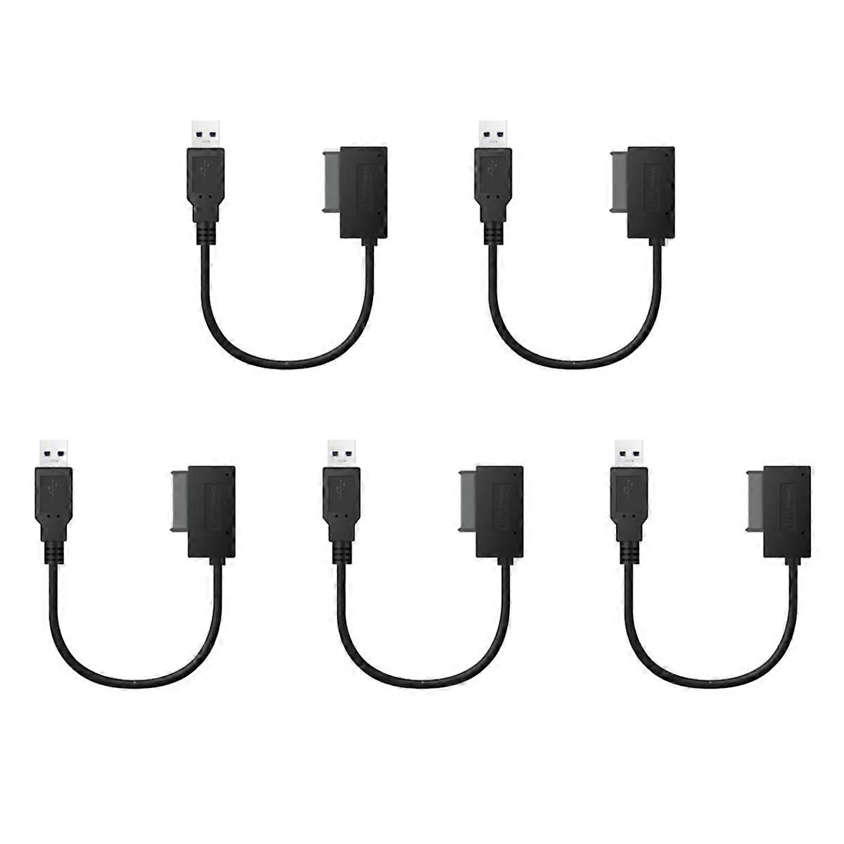 USB Adapter PC 6+7P CD DVD Rom 13 Pin Drive Cable for Laptop Notebook