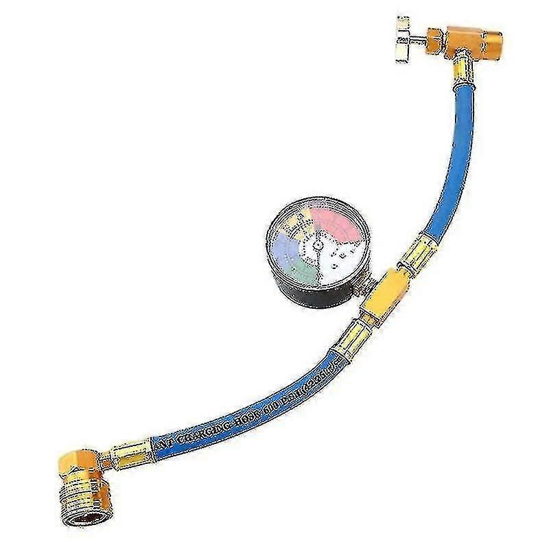 Automatyczny klimatyzator Ac R134a Ładowanie czynnika chłodniczego 20cm + 20cm Wskaźnik węża