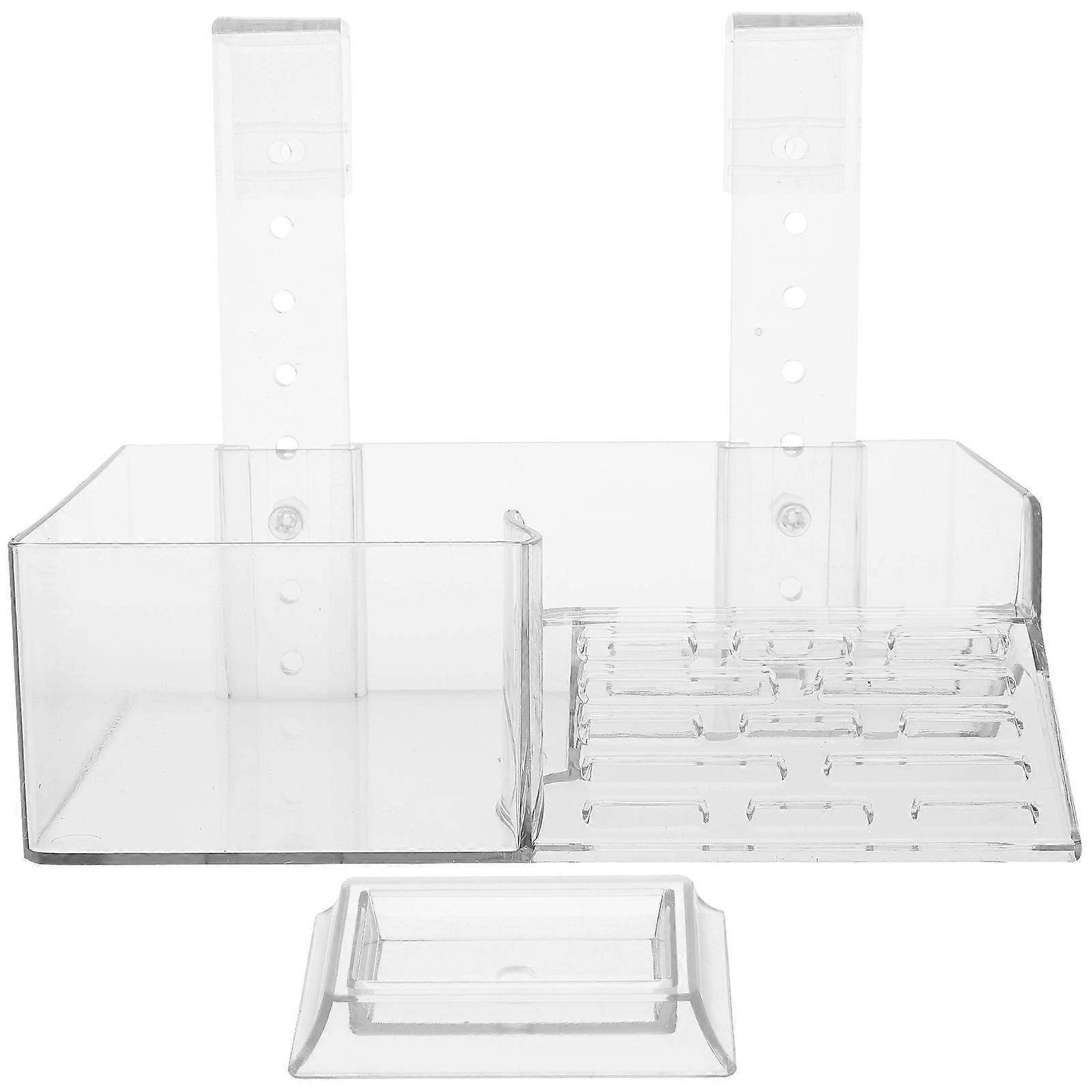 Turtle Basking Platform Acrylic Hanging for 4Pcs Aquatic Turtle Tank